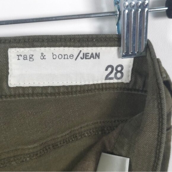 rag & bone / JEAN Skinny DIST ARMY W16020337DAR Size‎ 28 - Picture 7 of 13